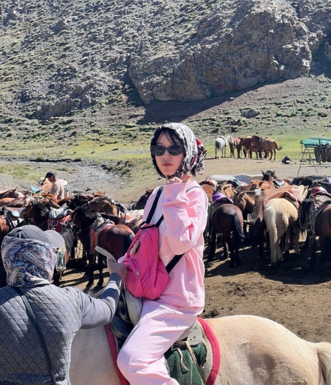 Horse riding on a trip abroad