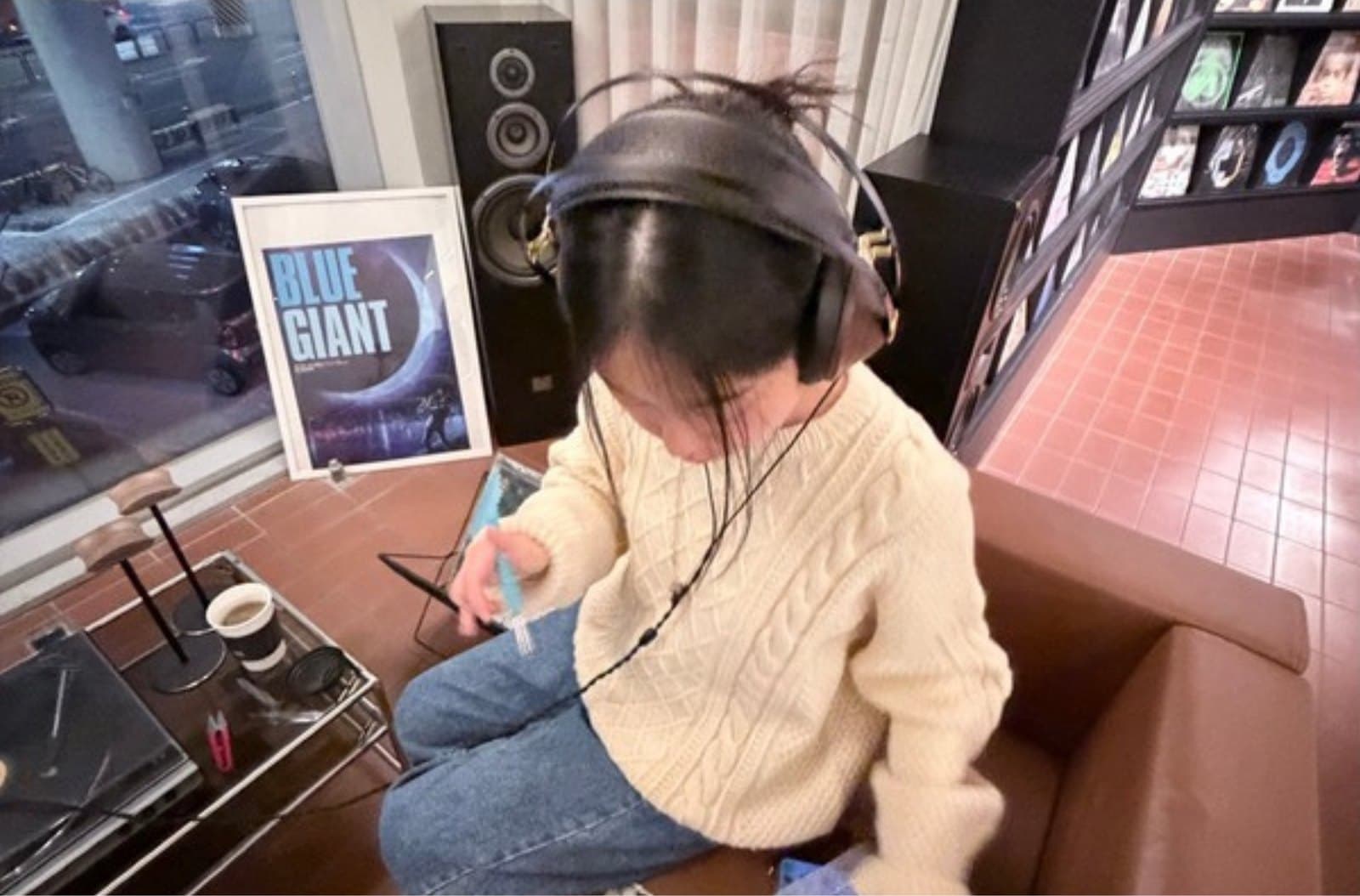 Dabin at a listening bar in Seoul